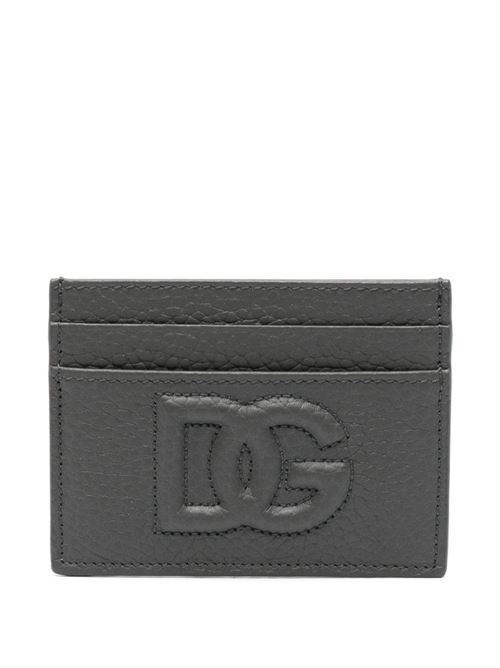 Embossed-logo leather cardholder Dolce & Gabbana | BP0330AT48980748